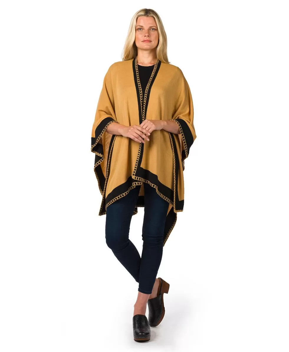 Patricia Nash Color Block Short Shawl Cheap