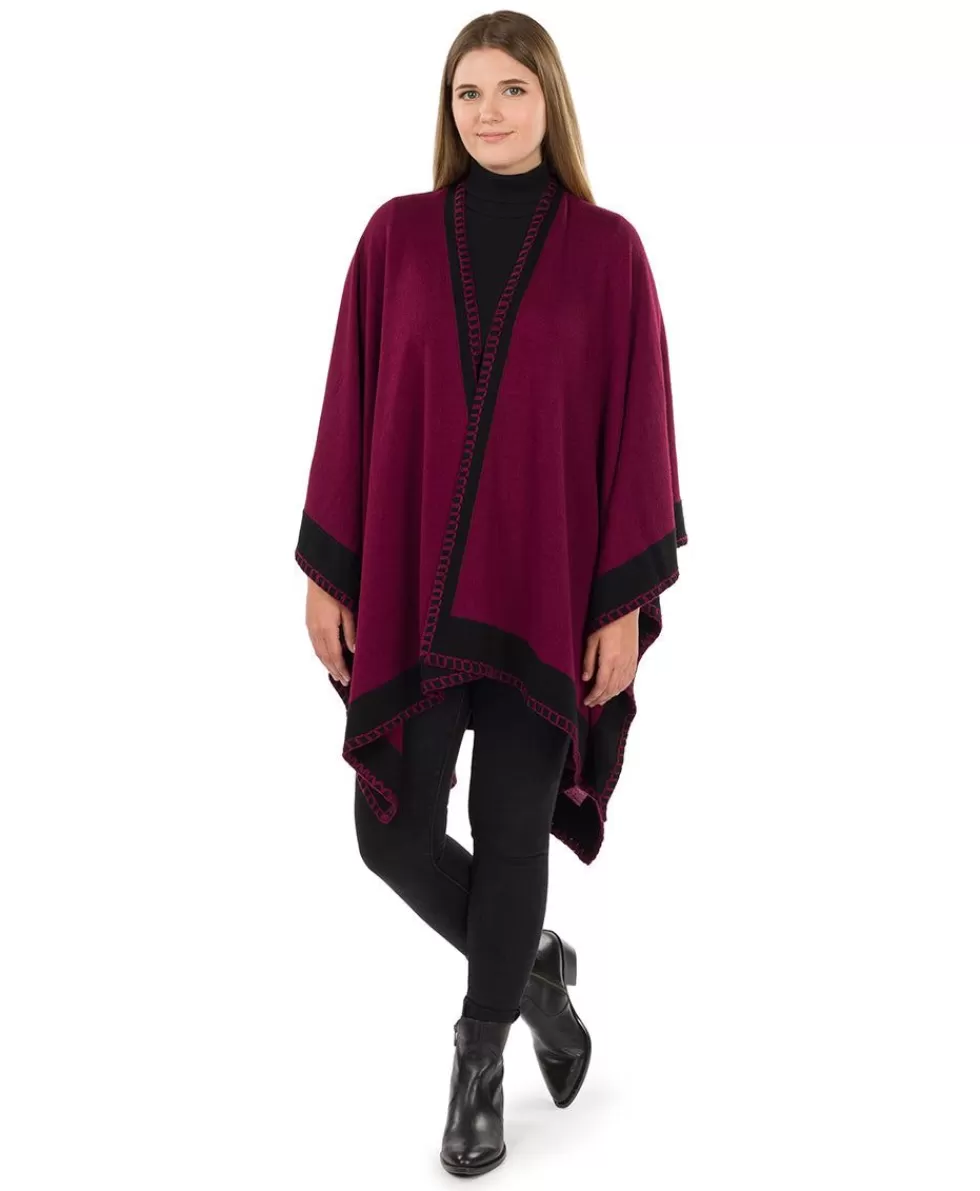 Patricia Nash Color Block Short Shawl Cheap
