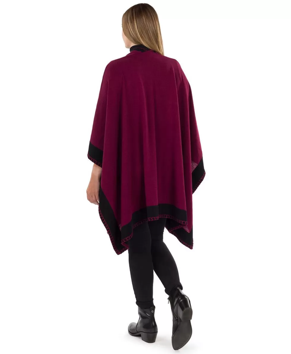 Patricia Nash Color Block Short Shawl Cheap