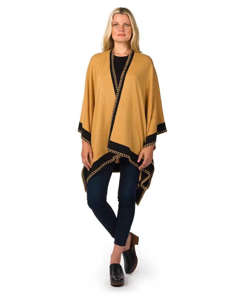 Patricia Nash Color Block Short Shawl Cheap