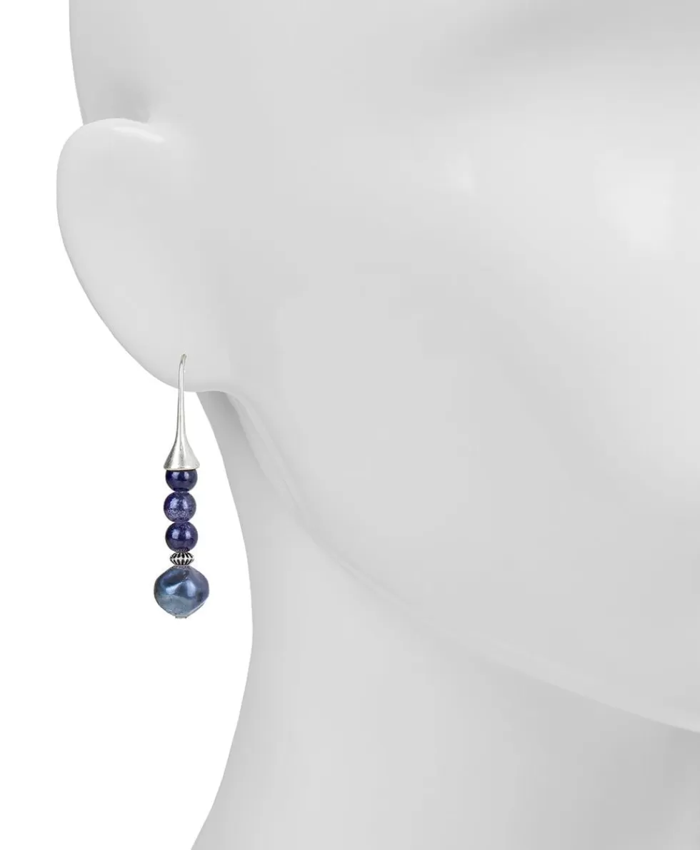 Patricia Nash Grey Stem Earrings Clearance